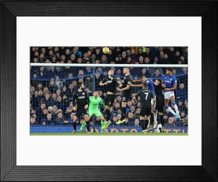 Framed Print : Intense Premier League Showdown: Everton vs. Brighton and Hove Albion at Goodison Park (11JAN20) Framed Print : Intense Premier League Showdown: Everton vs. Brighton and Hove Albion at Goodison Park (11JAN20)