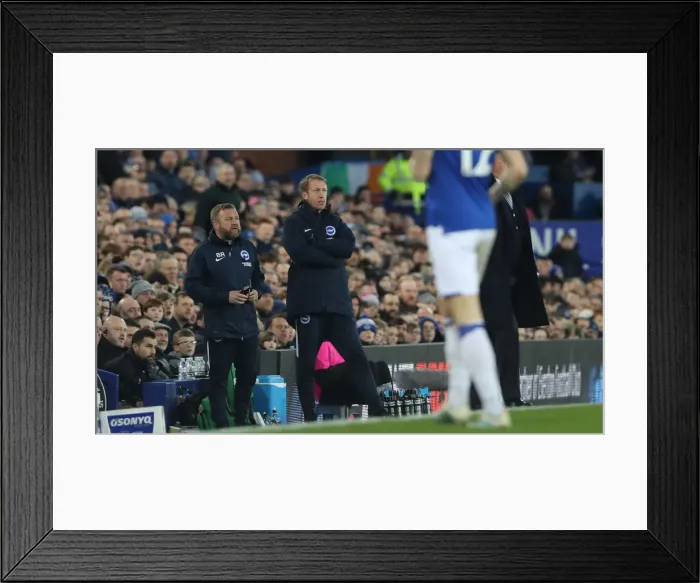Framed Print : Intense Premier League Showdown: Everton vs. Brighton and Hove Albion at Goodison Park (11JAN20) Framed Print : Intense Premier League Showdown: Everton vs. Brighton and Hove Albion at Goodison Park (11JAN20)