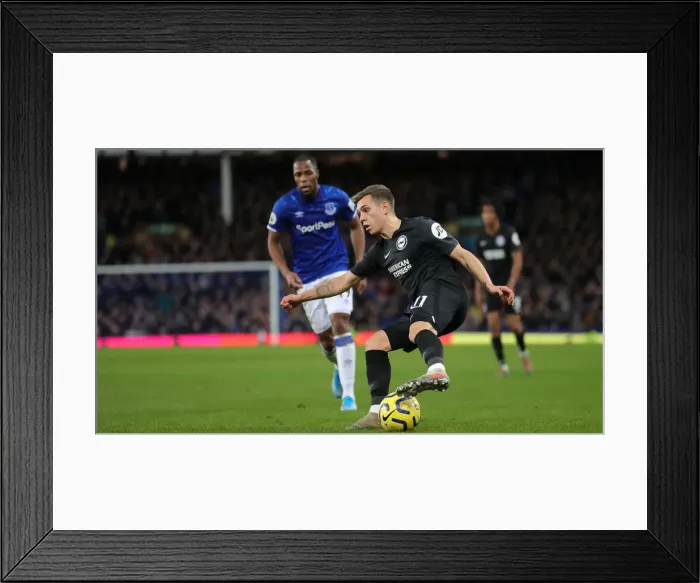 Framed Print : Intense Premier League Showdown: Everton vs. Brighton and Hove Albion at Goodison Park (11Jan20)