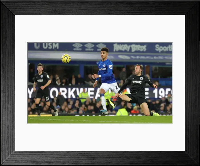 Framed Print : Intense Premier League Showdown: Everton vs. Brighton and Hove Albion at Goodison Park (11JAN20) Framed Print : Intense Premier League Showdown: Everton vs. Brighton and Hove Albion at Goodison Park (11JAN20)