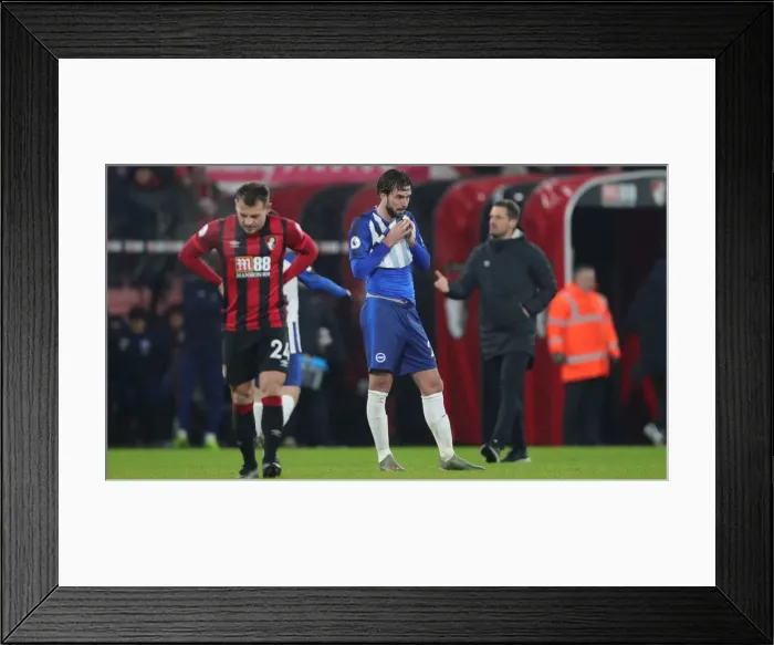 Framed Print : Intense Premier League Showdown: Bournemouth vs. Brighton (21Jan20) - Vitality Stadium Framed Print : Intense Premier League Showdown: Bournemouth vs. Brighton (21Jan20) - Vitality Stadium