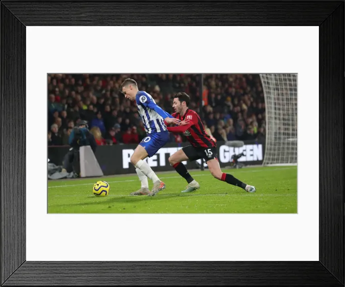 Framed Print : Intense Premier League Showdown: Bournemouth vs. Brighton (21Jan20) - Vitality Stadium