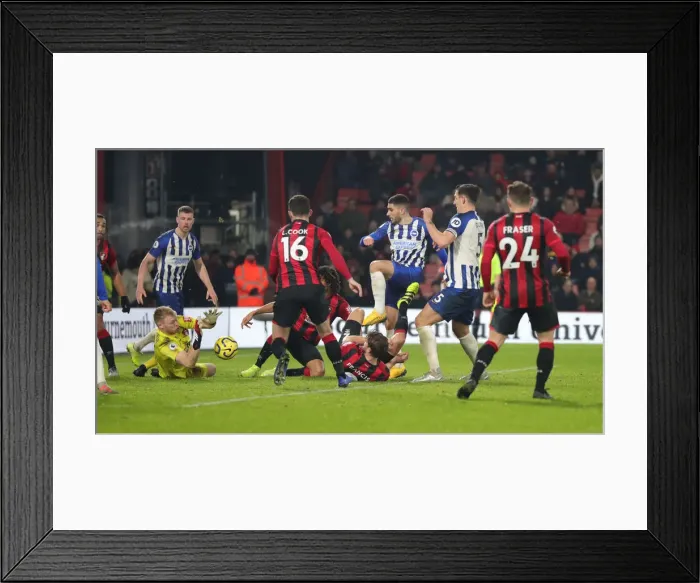 Framed Print : Intense Premier League Showdown: Bournemouth vs. Brighton (21Jan20) Framed Print : Intense Premier League Showdown: Bournemouth vs. Brighton (21Jan20)