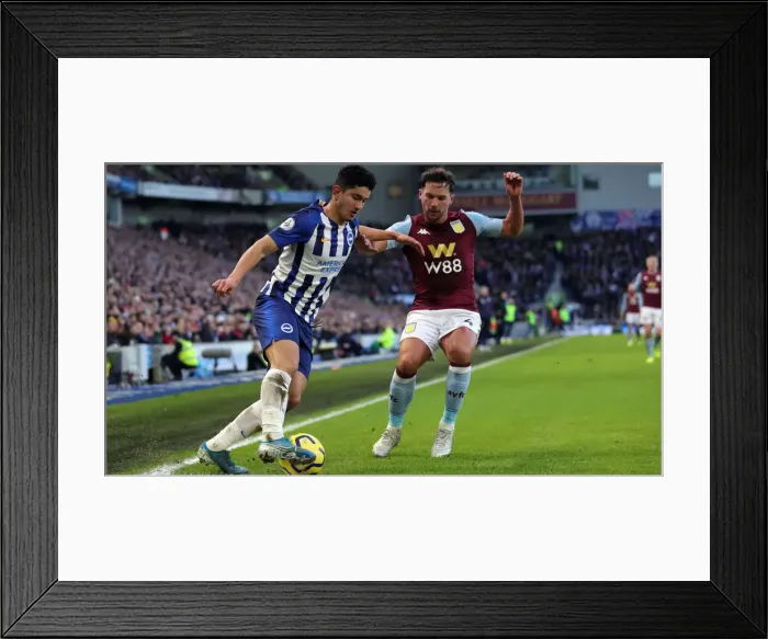 Framed Print : Brighton and Hove Albion v Aston Villa Premier League 18JAN20 Framed Print : Brighton and Hove Albion v Aston Villa Premier League 18JAN20