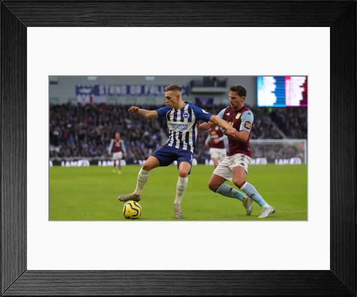 Framed Print : Premier League Showdown: Brighton & Hove Albion vs. Aston Villa (18th January 2020)