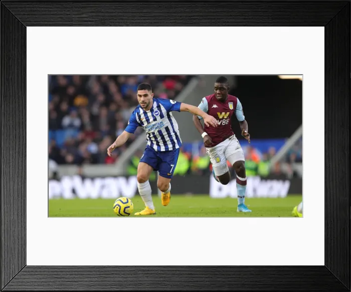 Framed Print : Brighton and Hove Albion vs. Aston Villa: A Premier League Clash at American Express Community Stadium (January 18, 2020) Framed Print : Brighton and Hove Albion vs. Aston Villa: A Premier League Clash at American Express Community Stadium (January 18, 2020)