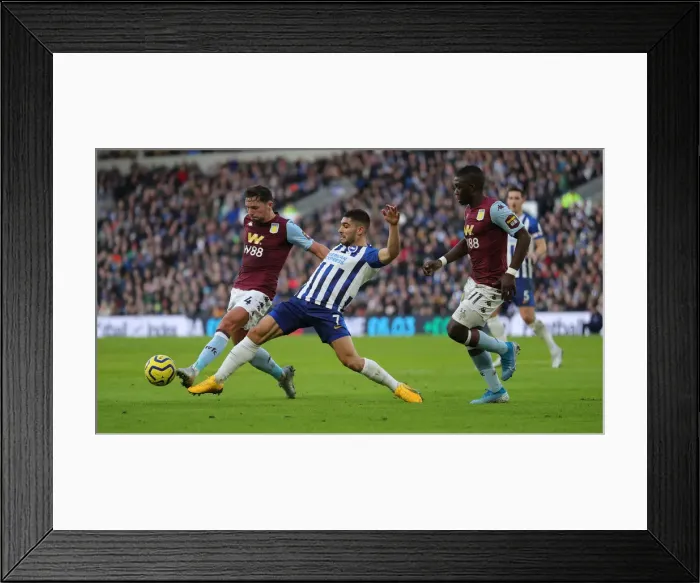 Framed Print : Brighton and Hove Albion vs. Aston Villa: A Premier League Clash at American Express Community Stadium (January 18, 2020) Framed Print : Brighton and Hove Albion vs. Aston Villa: A Premier League Clash at American Express Community Stadium (January 18, 2020)