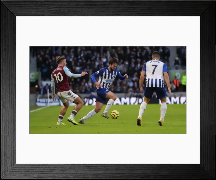 Framed Print : Brighton and Hove Albion vs. Aston Villa: A Premier League Clash at American Express Community Stadium (January 18, 2020) Framed Print : Brighton and Hove Albion vs. Aston Villa: A Premier League Clash at American Express Community Stadium (January 18, 2020)