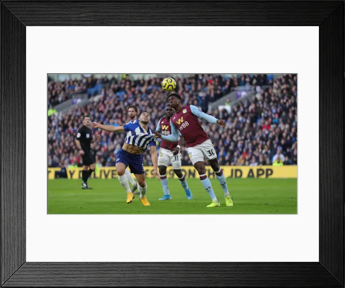 Framed Print : Premier League Showdown: Brighton & Hove Albion vs. Aston Villa (18th January 2020) - American Express Community Stadium