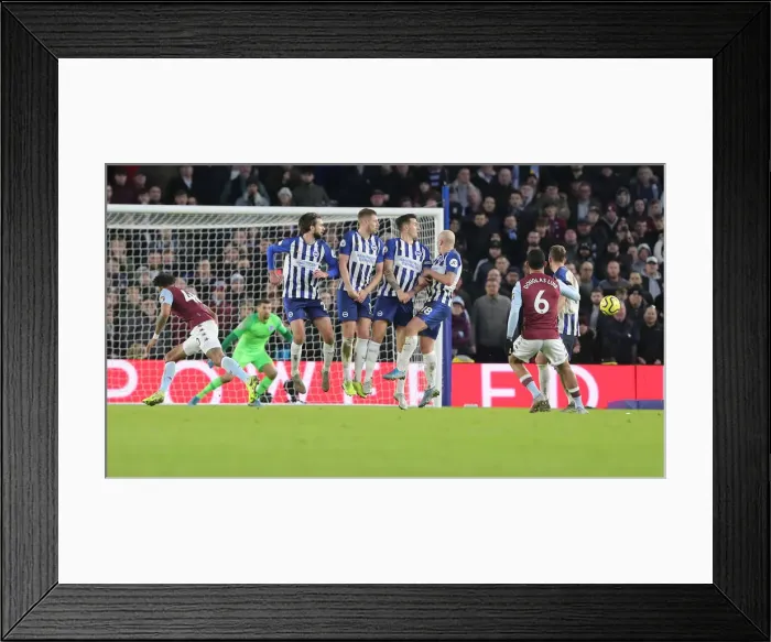 Framed Print : Premier League Showdown: Brighton & Hove Albion vs. Aston Villa (18th January 2020) - American Express Community Stadium Framed Print : Premier League Showdown: Brighton & Hove Albion vs. Aston Villa (18th January 2020) - American Express Community Stadium
