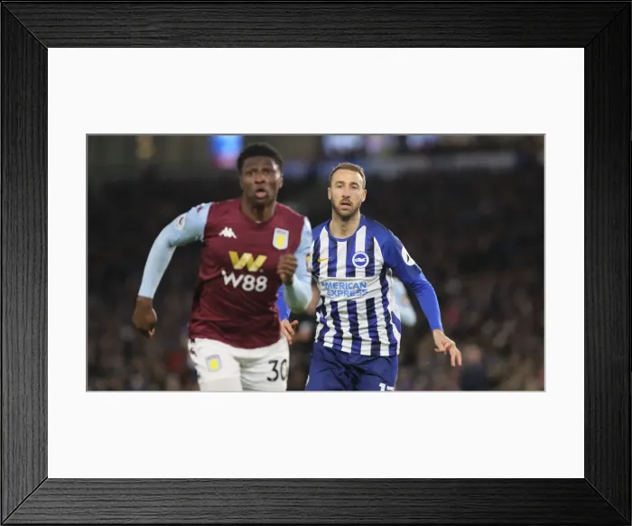 Framed Print : Brighton and Hove Albion vs. Aston Villa: A Premier League Battle at American Express Community Stadium (January 18, 2020) Framed Print : Brighton and Hove Albion vs. Aston Villa: A Premier League Battle at American Express Community Stadium (January 18, 2020)