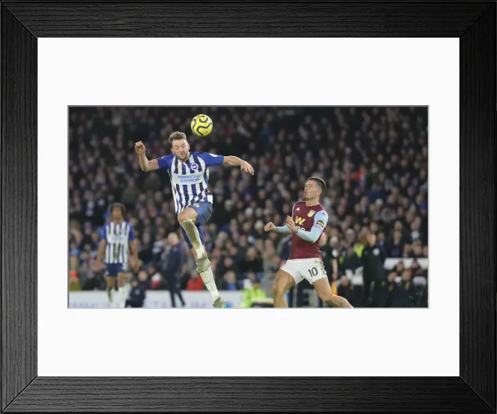 Framed Print : Brighton and Hove Albion vs Aston Villa: A Premier League Clash at American Express Community Stadium (January 18, 2020)