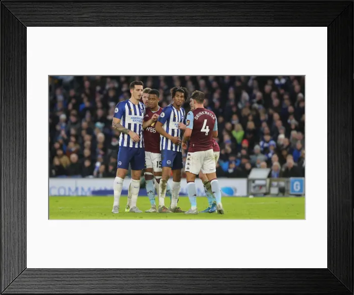 Framed Print : Brighton and Hove Albion vs. Aston Villa: A Premier League Clash at American Express Community Stadium (January 18, 2020) Framed Print : Brighton and Hove Albion vs. Aston Villa: A Premier League Clash at American Express Community Stadium (January 18, 2020)