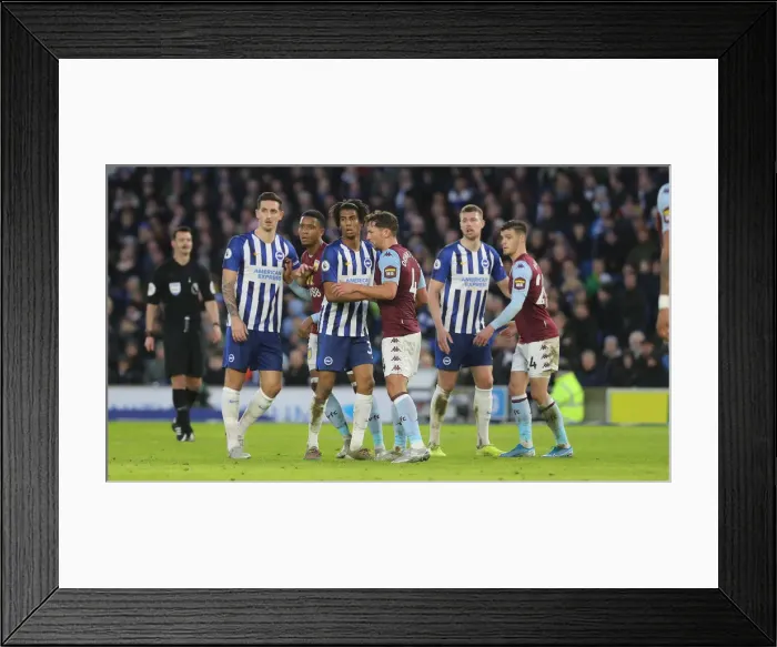 Framed Print : Brighton and Hove Albion vs Aston Villa: A Premier League Clash at American Express Community Stadium (January 2020) Framed Print : Brighton and Hove Albion vs Aston Villa: A Premier League Clash at American Express Community Stadium (January 2020)