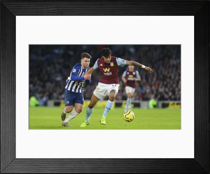 Framed Print : Brighton and Hove Albion vs. Aston Villa: A Premier League Clash at American Express Community Stadium (January 18, 2020) Framed Print : Brighton and Hove Albion vs. Aston Villa: A Premier League Clash at American Express Community Stadium (January 18, 2020)