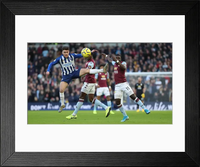 Framed Print : Brighton and Hove Albion vs. Aston Villa: A Premier League Clash at American Express Community Stadium (January 18, 2020) Framed Print : Brighton and Hove Albion vs. Aston Villa: A Premier League Clash at American Express Community Stadium (January 18, 2020)