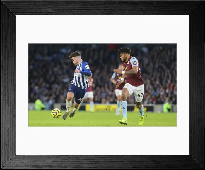 Framed Print : Brighton and Hove Albion vs. Aston Villa: A Premier League Clash at American Express Community Stadium (January 18, 2020) Framed Print : Brighton and Hove Albion vs. Aston Villa: A Premier League Clash at American Express Community Stadium (January 18, 2020)