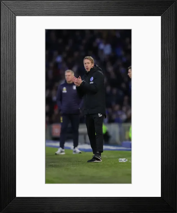 Framed Print : Brighton and Hove Albion vs Aston Villa: January Showdown in the Premier League (18th Jan 2020)