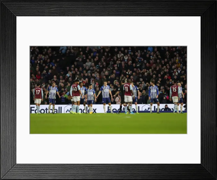 Framed Print : Premier League Showdown: Brighton & Hove Albion vs. Aston Villa (18th January 2020) - American Express Community Stadium Framed Print : Premier League Showdown: Brighton & Hove Albion vs. Aston Villa (18th January 2020) - American Express Community Stadium