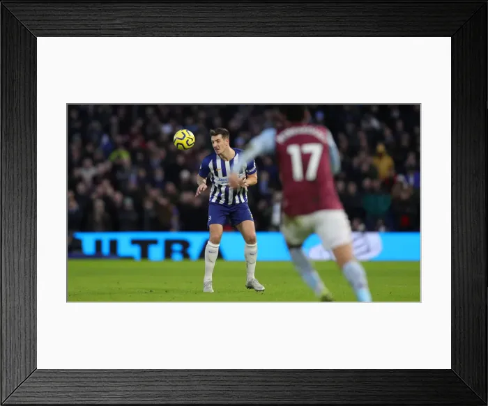 Framed Print : Brighton and Hove Albion vs. Aston Villa: A Premier League Clash at American Express Community Stadium (January 18, 2020)