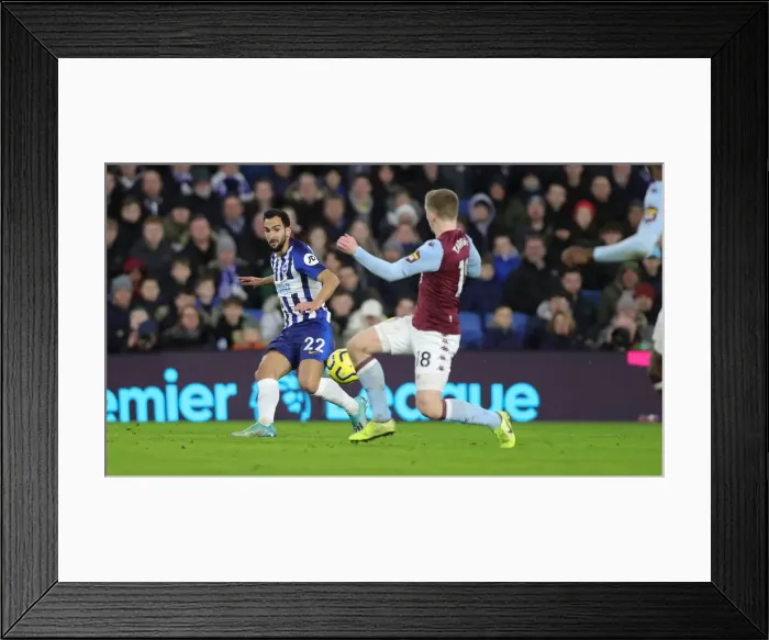 Framed Print : Brighton and Hove Albion vs. Aston Villa: A Premier League Clash at American Express Community Stadium (January 18, 2020) Framed Print : Brighton and Hove Albion vs. Aston Villa: A Premier League Clash at American Express Community Stadium (January 18, 2020)