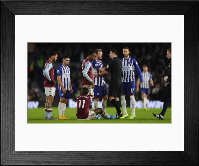 Framed Print : Brighton and Hove Albion vs. Aston Villa: A Premier League Clash at American Express Community Stadium (January 18, 2020) Framed Print : Brighton and Hove Albion vs. Aston Villa: A Premier League Clash at American Express Community Stadium (January 18, 2020)