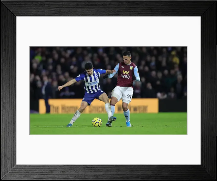 Framed Print : Brighton and Hove Albion vs Aston Villa: A Premier League Clash at American Express Community Stadium (January 18, 2020) Framed Print : Brighton and Hove Albion vs Aston Villa: A Premier League Clash at American Express Community Stadium (January 18, 2020)
