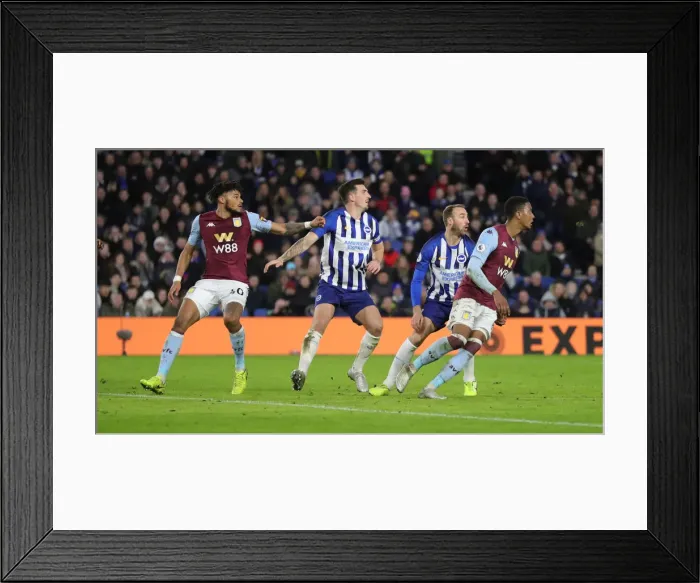 Framed Print : Brighton and Hove Albion vs. Aston Villa: A Premier League Clash at American Express Community Stadium (January 18, 2020) Framed Print : Brighton and Hove Albion vs. Aston Villa: A Premier League Clash at American Express Community Stadium (January 18, 2020)