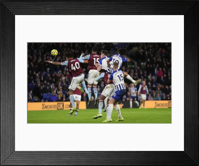 Framed Print : Brighton and Hove Albion vs. Aston Villa: A Premier League Clash at American Express Community Stadium (January 18, 2020) Framed Print : Brighton and Hove Albion vs. Aston Villa: A Premier League Clash at American Express Community Stadium (January 18, 2020)