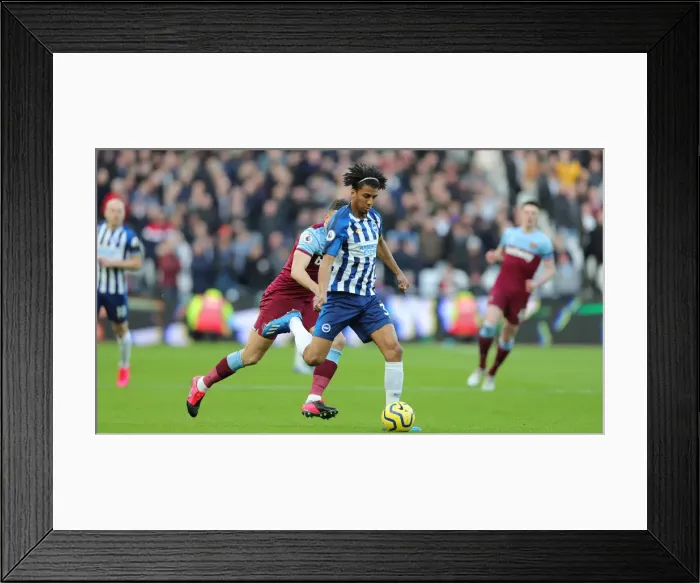 Framed Print : Battle at London Stadium: West Ham United vs. Brighton and Hove Albion (February 1, 2020, Premier League) Framed Print : Battle at London Stadium: West Ham United vs. Brighton and Hove Albion (February 1, 2020, Premier League)