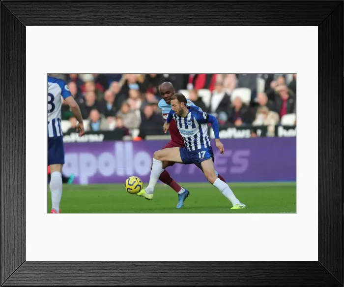 Framed Print : West Ham United v Brighton and Hove Albion Premier League 01FEB20 Framed Print : West Ham United v Brighton and Hove Albion Premier League 01FEB20
