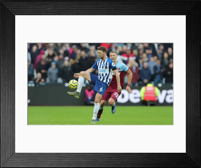 Framed Print : Feb 1, 2020: Intense Premier League Showdown - West Ham United vs. Brighton & Hove Albion at London Stadium Framed Print : Feb 1, 2020: Intense Premier League Showdown - West Ham United vs. Brighton & Hove Albion at London Stadium