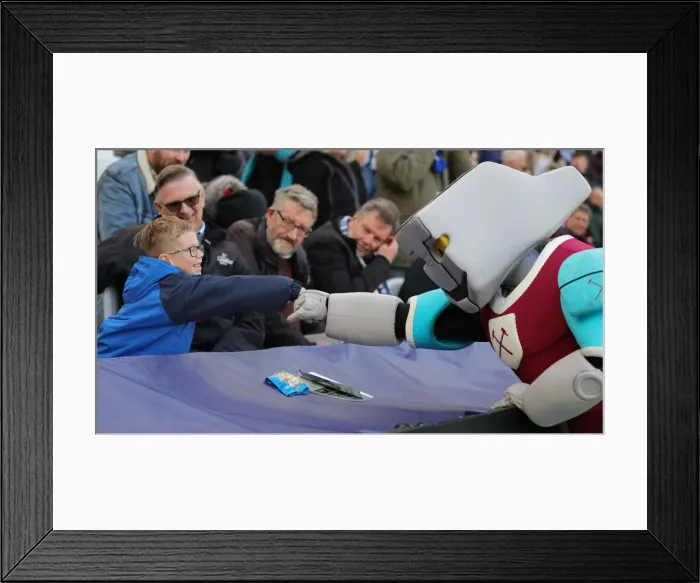 Framed Print : A Battle in the Premier League: West Ham United vs. Brighton & Hove Albion (February 1, 2020)