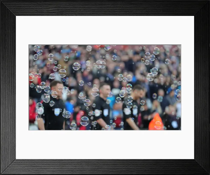 Framed Print : Battle in the Premier League: West Ham United vs. Brighton and Hove Albion - February 1, 2020