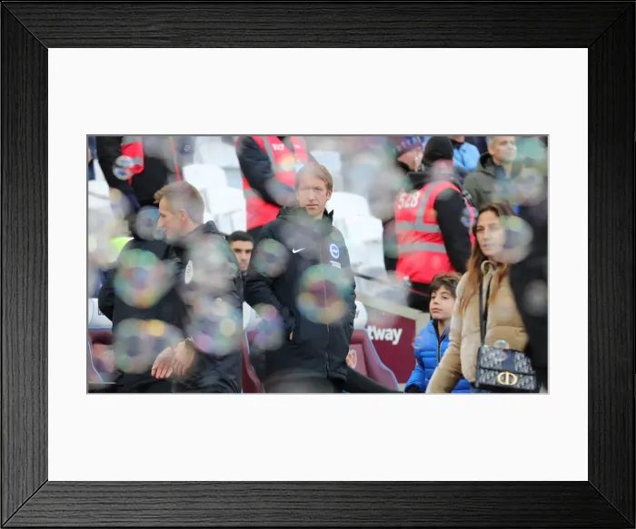 Framed Print : Battle in the Premier League: West Ham United vs. Brighton & Hove Albion - February 1, 2020 Framed Print : Battle in the Premier League: West Ham United vs. Brighton & Hove Albion - February 1, 2020
