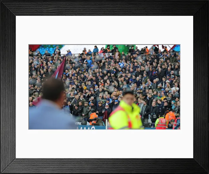 Framed Print : February Face-Off: West Ham United vs. Brighton & Hove Albion - Premier League Clash at London Stadium (01FEB20) Framed Print : February Face-Off: West Ham United vs. Brighton & Hove Albion - Premier League Clash at London Stadium (01FEB20)
