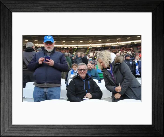 Framed Print : A Battle in the Premier League: West Ham United vs. Brighton and Hove Albion (February 1, 2020) Framed Print : A Battle in the Premier League: West Ham United vs. Brighton and Hove Albion (February 1, 2020)