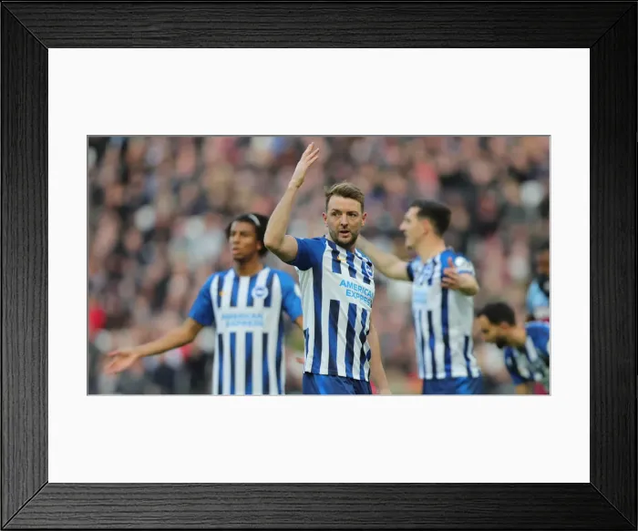 Framed Print : Battling it Out: West Ham United vs. Brighton and Hove Albion at London Stadium (February 1, 2020)