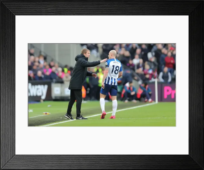 Framed Print : February 1st, 2020: A Battle in the Premier League - West Ham United vs. Brighton and Hove Albion Framed Print : February 1st, 2020: A Battle in the Premier League - West Ham United vs. Brighton and Hove Albion