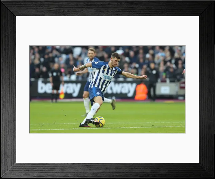 Framed Print : February 1st, 2020: A Battle at London Stadium - West Ham United vs. Brighton and Hove Albion (Premier League) Framed Print : February 1st, 2020: A Battle at London Stadium - West Ham United vs. Brighton and Hove Albion (Premier League)