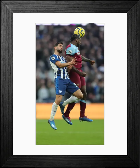 Framed Print : Brighton and Hove Albion vs. West Ham United: A Premier League Showdown at London Stadium (01FEB20) Framed Print : Brighton and Hove Albion vs. West Ham United: A Premier League Showdown at London Stadium (01FEB20)