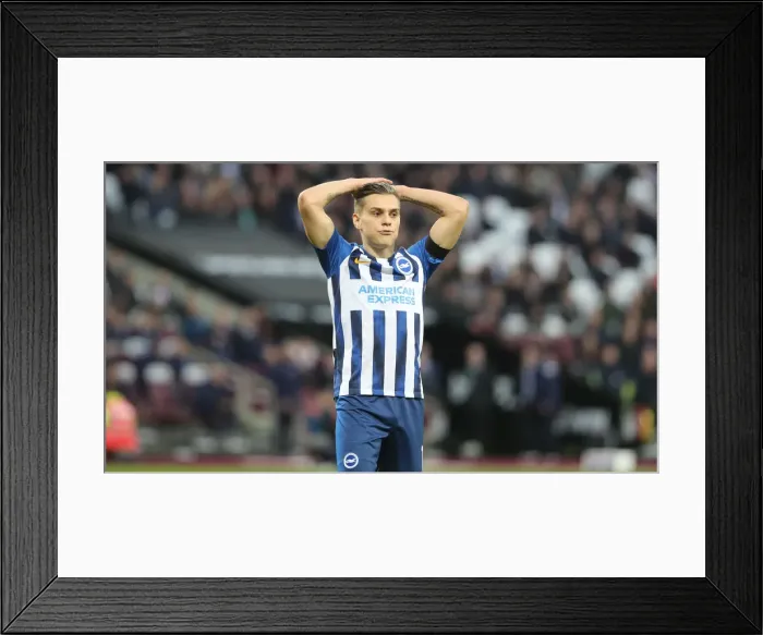 Framed Print : Battleground London Stadium: West Ham United vs. Brighton and Hove Albion, February 1, 2020 Framed Print : Battleground London Stadium: West Ham United vs. Brighton and Hove Albion, February 1, 2020