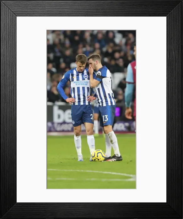 Framed Print : A Battle in the Premier League: West Ham United vs. Brighton and Hove Albion (February 1, 2020) Framed Print : A Battle in the Premier League: West Ham United vs. Brighton and Hove Albion (February 1, 2020)