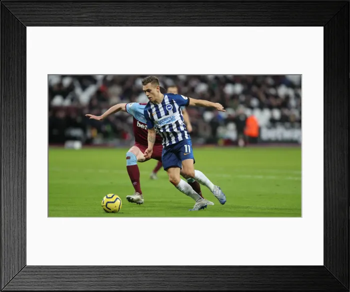 Framed Print : Premier League Showdown: West Ham United vs. Brighton and Hove Albion - 1st February 2020 (London Stadium) Framed Print : Premier League Showdown: West Ham United vs. Brighton and Hove Albion - 1st February 2020 (London Stadium)