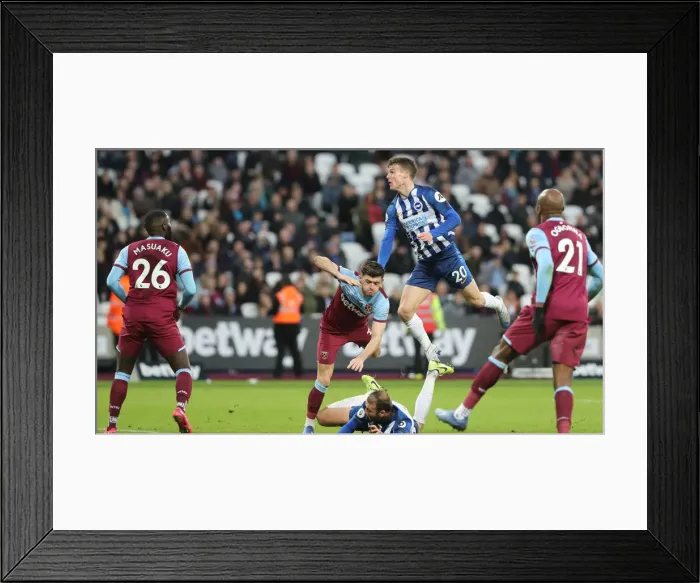 Framed Print : Intense Premier League Showdown: West Ham United vs. Brighton & Hove Albion (1st February 2020) Framed Print : Intense Premier League Showdown: West Ham United vs. Brighton & Hove Albion (1st February 2020)