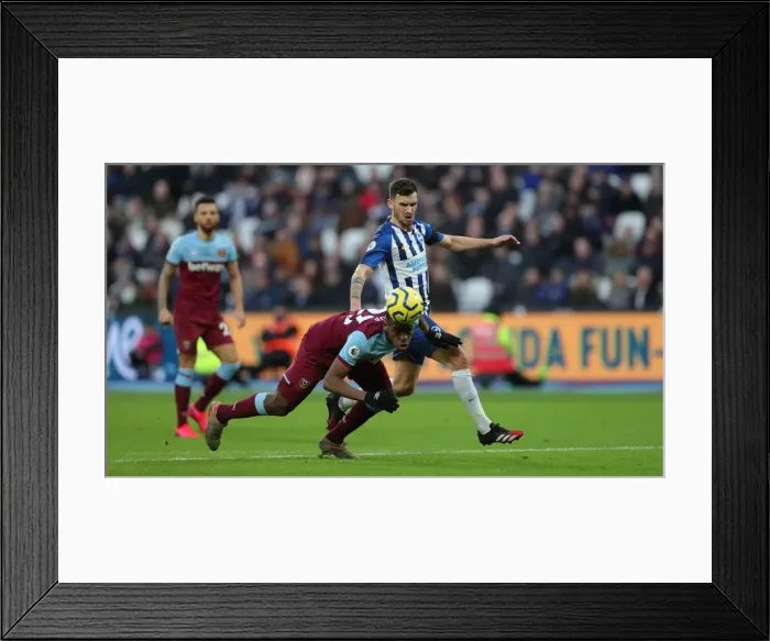 Framed Print : Brighton and Hove Albion vs. West Ham United: A Premier League Showdown at London Stadium (01FEB20) Framed Print : Brighton and Hove Albion vs. West Ham United: A Premier League Showdown at London Stadium (01FEB20)