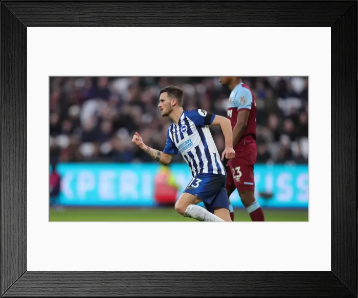 Framed Print : Battling in the Premier League: West Ham United vs. Brighton and Hove Albion (February 1, 2020) Framed Print : Battling in the Premier League: West Ham United vs. Brighton and Hove Albion (February 1, 2020)