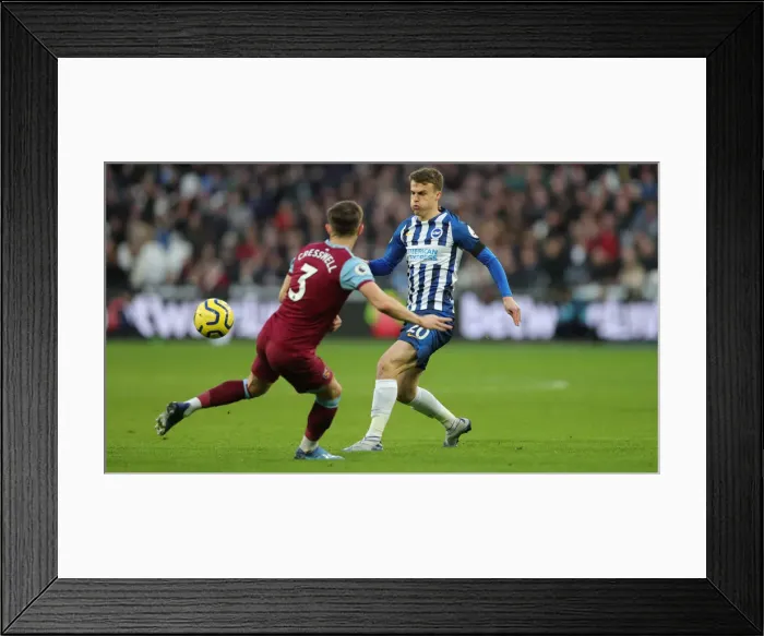 Framed Print : Battle in the Premier League: West Ham United vs. Brighton and Hove Albion - February 1, 2020 Framed Print : Battle in the Premier League: West Ham United vs. Brighton and Hove Albion - February 1, 2020