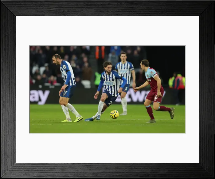 Framed Print : A Battle in the Premier League: West Ham United vs. Brighton & Hove Albion (February 1, 2020) Framed Print : A Battle in the Premier League: West Ham United vs. Brighton & Hove Albion (February 1, 2020)