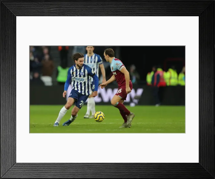 Framed Print : A Battle in the Premier League: West Ham United vs. Brighton & Hove Albion (February 1, 2020) Framed Print : A Battle in the Premier League: West Ham United vs. Brighton & Hove Albion (February 1, 2020)